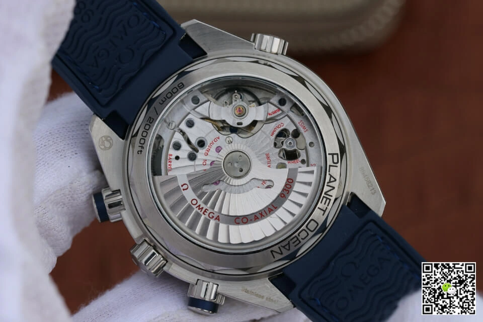 Omega Seamaster Ocean Planet 600M 215.33.46.51.03.001 OM Factory 1:1 Best Edition Replica Watch Blue Strap